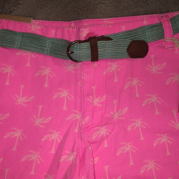 NWT Mossimo Canvas Palm Tree Shorts, size 17 - Picture 2 of 9